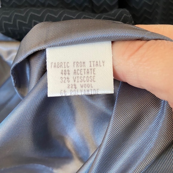 Zion New York Blazer Black Single Button Size 4 - Picture 7 of 8